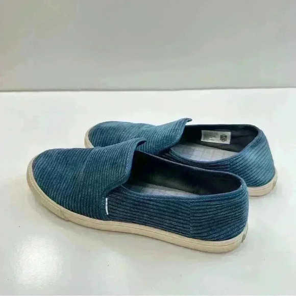 TOMS Shoes Women’s Slip On Loafers Corduroy Blue Size 6 - Picture 6 of 8